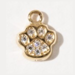 Moissanite paw 4mm