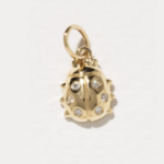 Solid 14k Ladybug Charm
