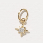 Solid 14k Gold Charms: Star