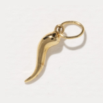Solid 14k Cornicello Charm