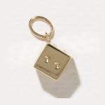 Solid 14k Gold Charms- Dice