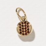 Solid 14k Gold Pomegranate Charm
